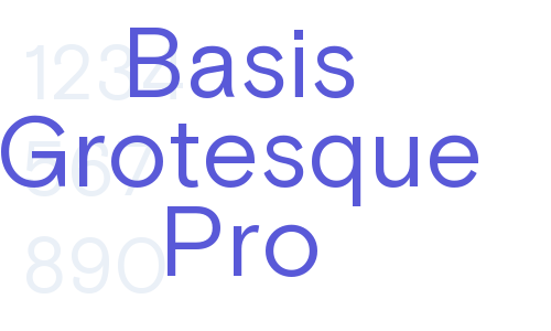 Basis Grotesque Pro Font