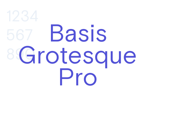 Basis Grotesque Pro