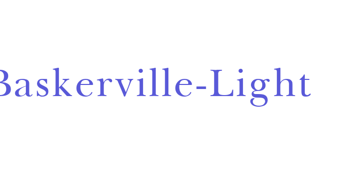 Baskerville-Light Font Download