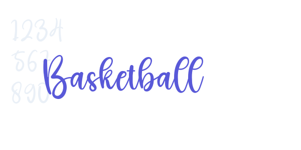 Basketball font free