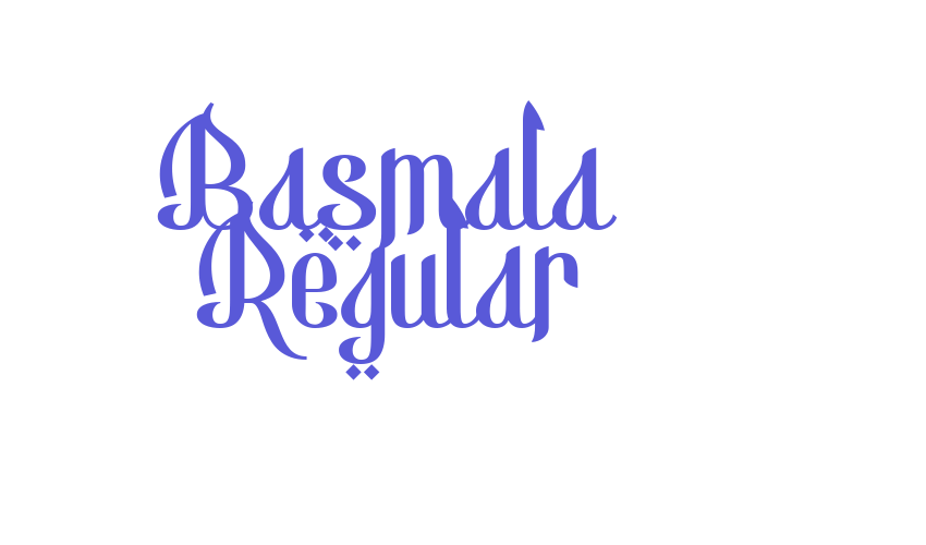 Basmala Regular Font Download