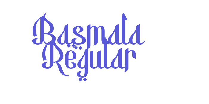 Basmala Regular Font Download