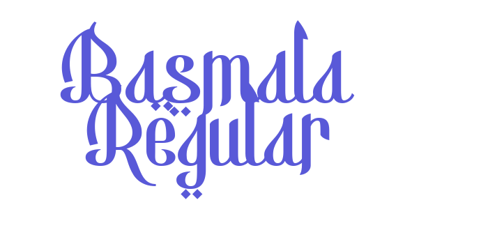 Basmala Regular Font