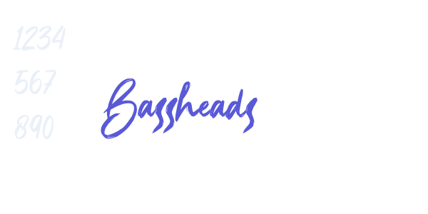 Bassheads font free