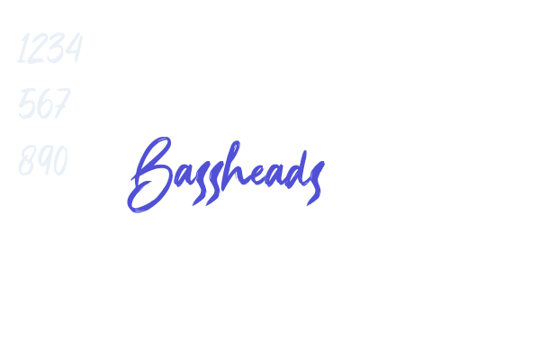 Bassheads Font Download