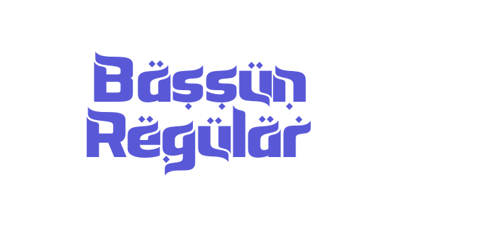 Bassun Regular Font Download