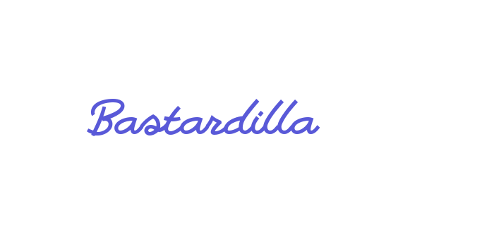 Bastardilla Font Download