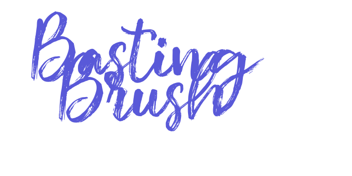 Basting Brush Font Download