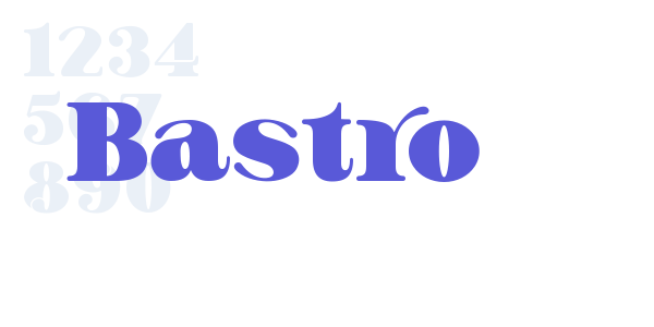 Bastro font free