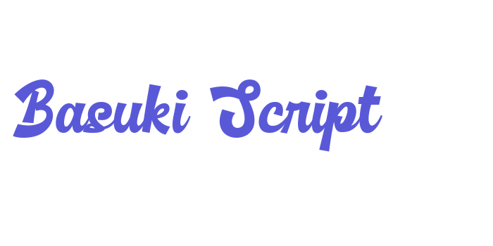 Basuki Script Font Download