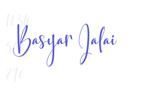 Basyar Jalai Font