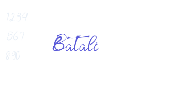 Batali font