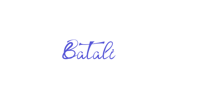 Batali Font Download