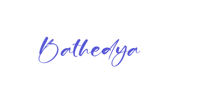 Bathedya Font Download