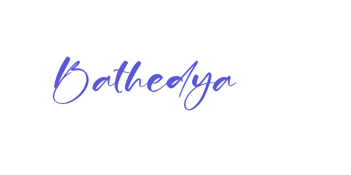 Bathedya Font