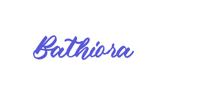 Bathiora Font