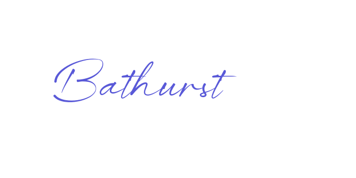 Bathurst Font Download