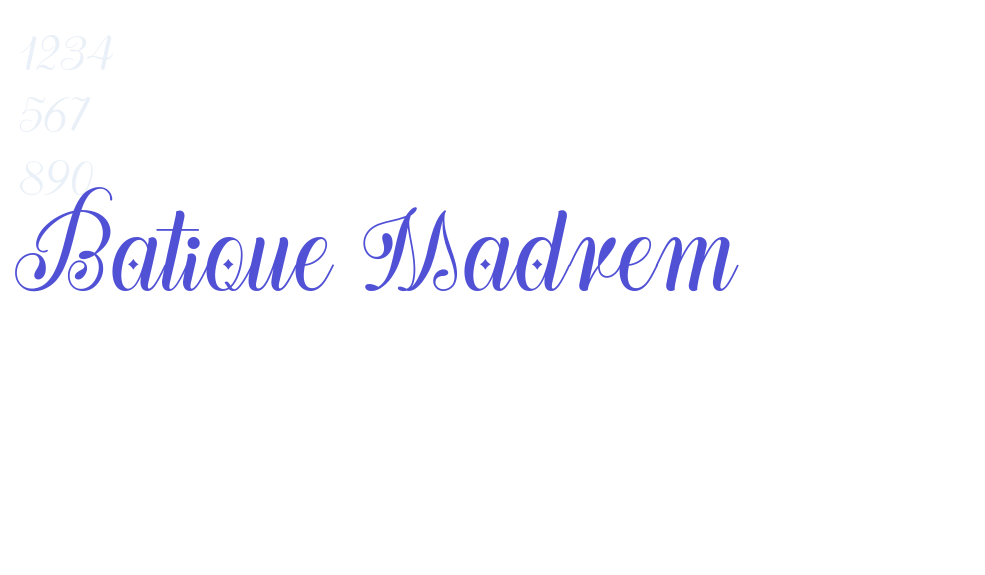 Batique Madrem-font-download