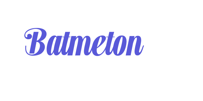 Batmeton Font