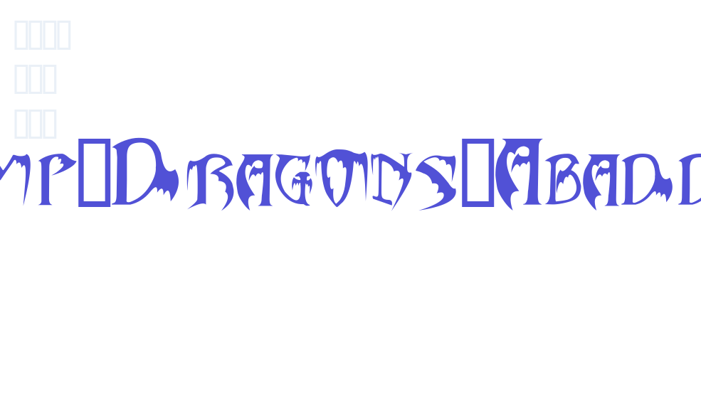 Bats&Dragons-Abaddon-font-download