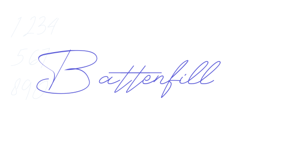 Battenfill font free