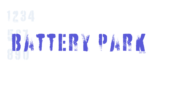 Battery Park font free