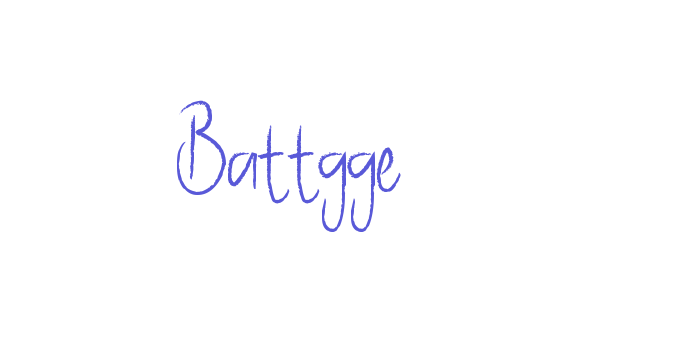 Battgge Font Download