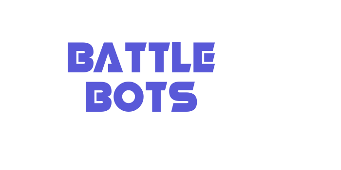 Battle Bots Font Download