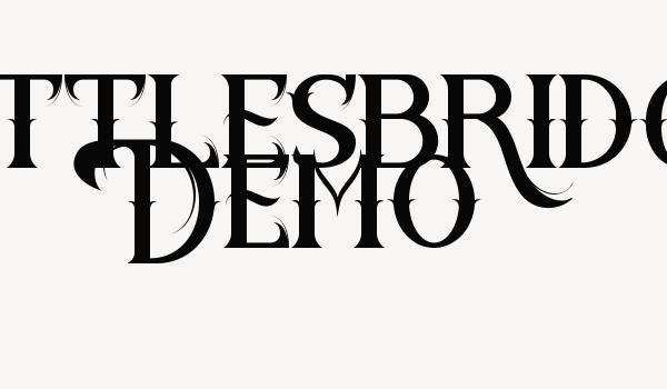 Battlesbridge Demo Font