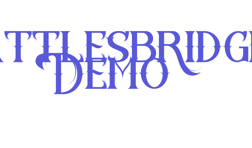 Battlesbridge Demo Font