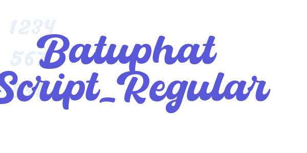 Batuphat Script-Regular font free