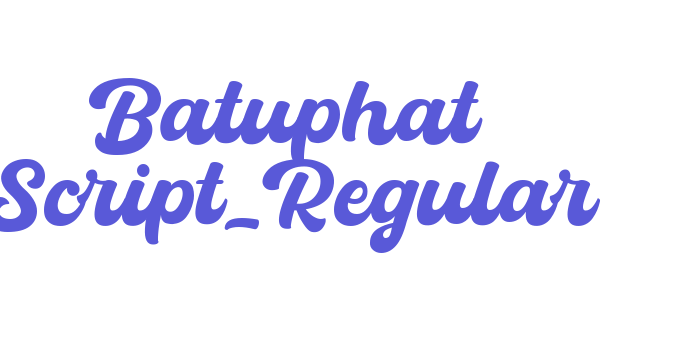 Batuphat Script-Regular Font Download