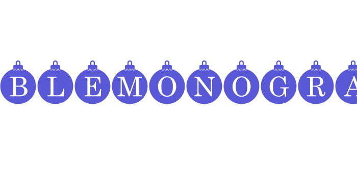 Bauble_Monogram Font Download