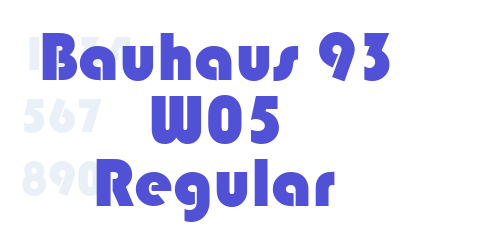 Bauhaus 93 W05 Regular-font-download