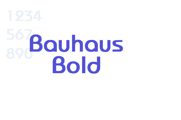 Bauhaus Bold