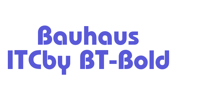 Bauhaus ITCby BT-Bold Font Download