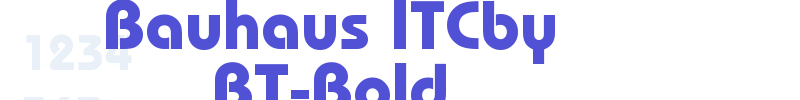 Bauhaus ITCby BT-Bold-font
