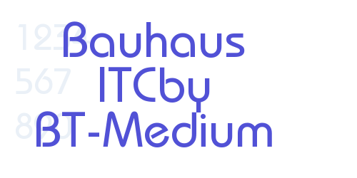 Bauhaus ITCby BT-Medium-font-download
