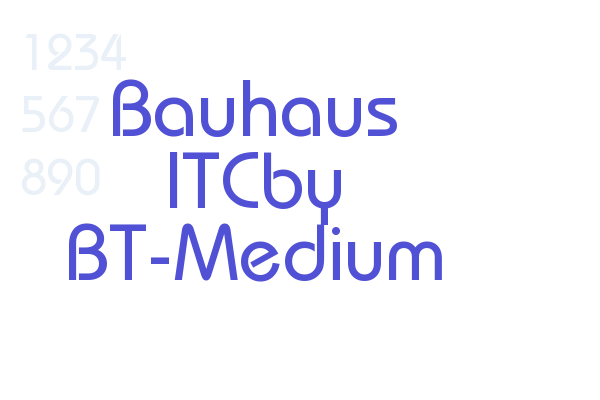 Bauhaus ITCby BT-Medium