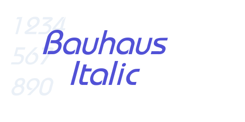 Bauhaus Italic-font-download