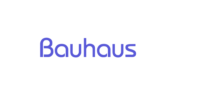 Bauhaus Font Download