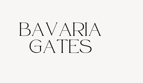 Bavaria Gates Font