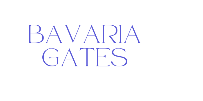 Bavaria Gates Font Download