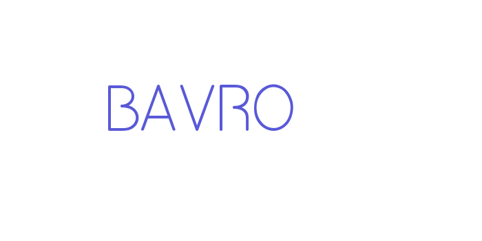 Bavro Font Download