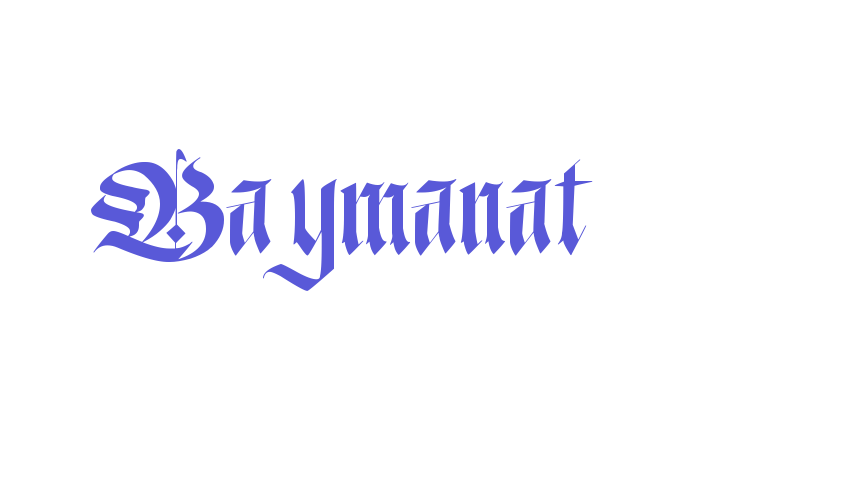 Baymanat Font Download