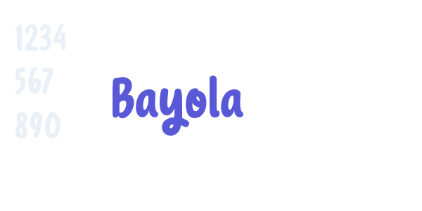 Bayola font free