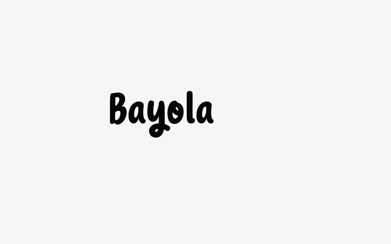 Bayola Font