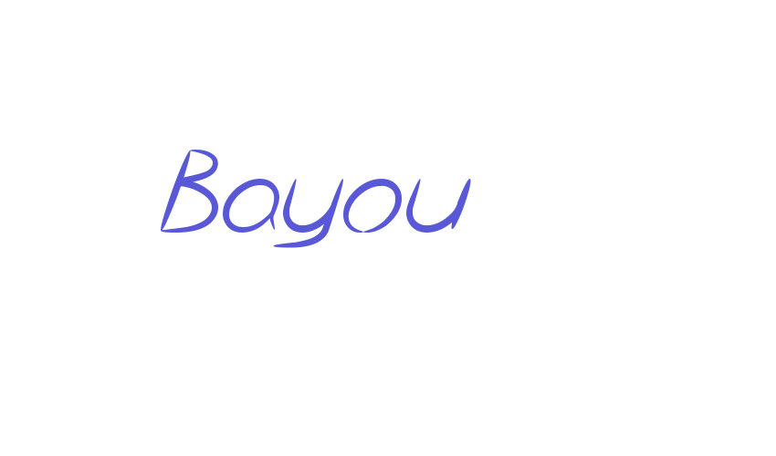 Bayou Font