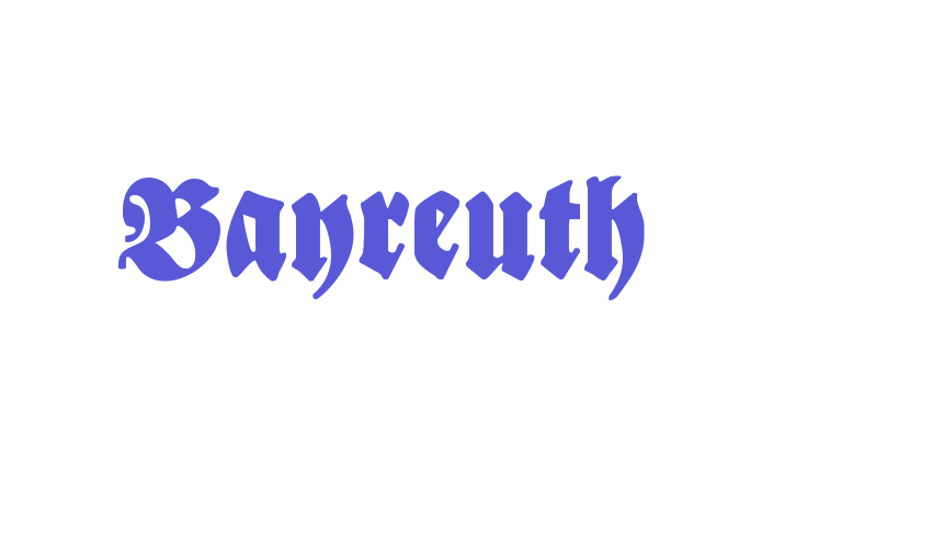 Bayreuth Font