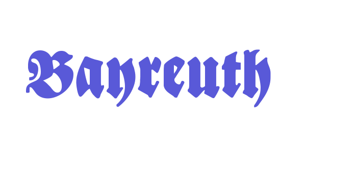 Bayreuth Font